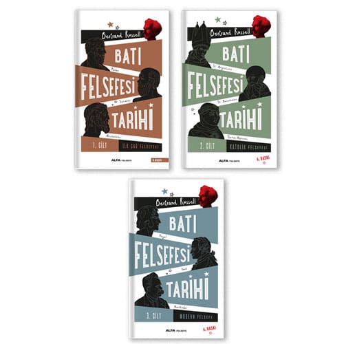 Batı Felsefesi Tarihi (3 Kitap Takım) kitabının üz qabığı