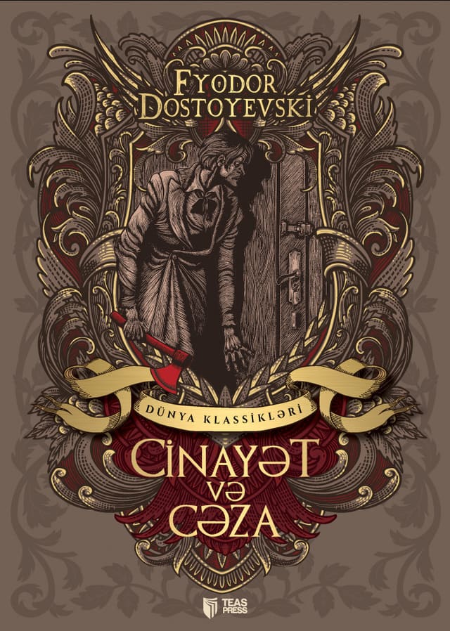 Cinayət və cəza kitabının üz qabığı