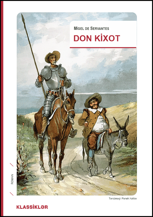 Don Kixot kitabının üz qabığı